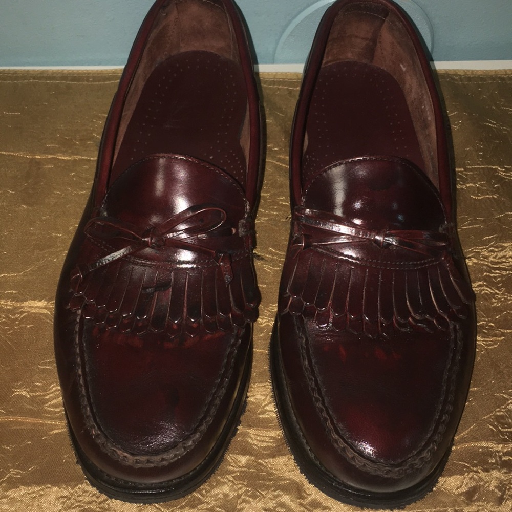 Men’s Mahogany Leather Loafers